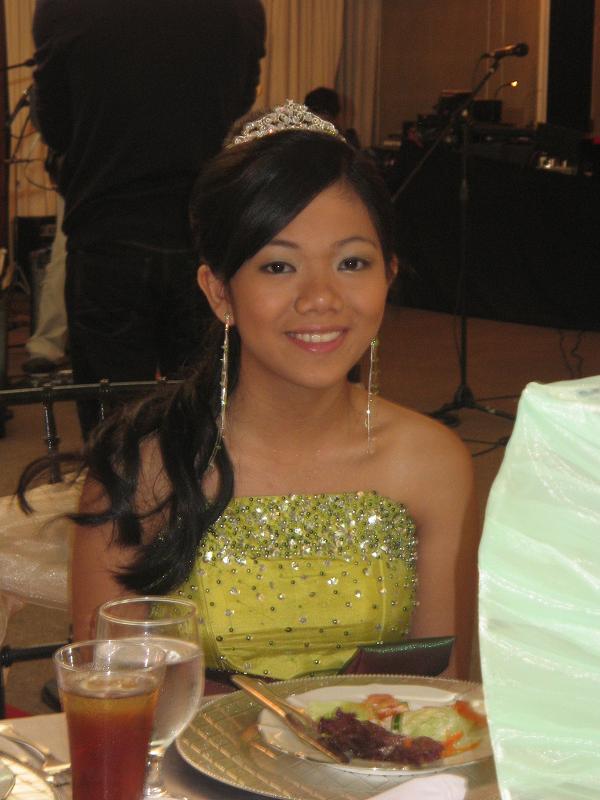 kc at her 18 prom